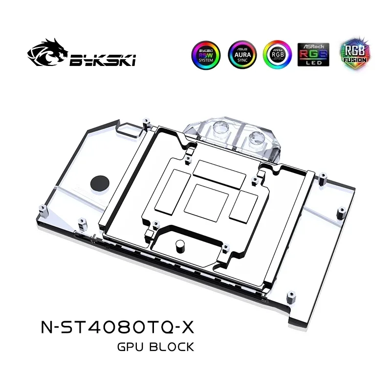Rtx 4080 Water Cooling Block - Bykski N-ST4080TQ-X Blocco acqua per ZOTAC