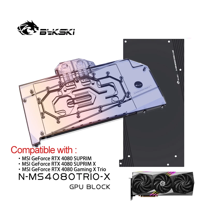 Rtx 4080 Water Cooling Block - Blocco GPU Bykski per scheda video