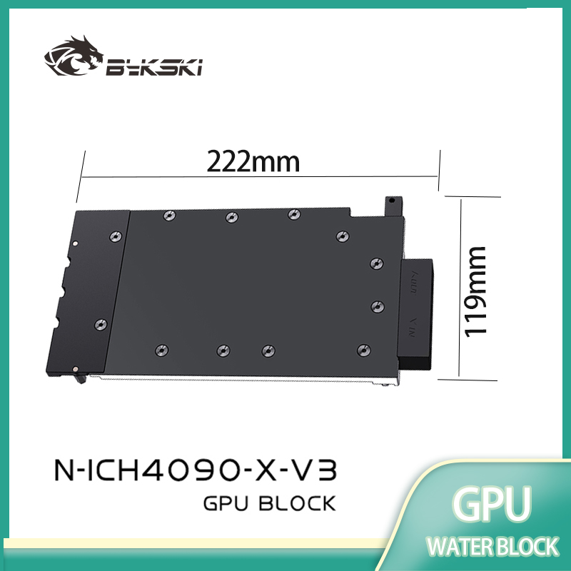 Rtx 4090 Water Block Full Cover - Waterblock GPU Bykski per Scheda Video