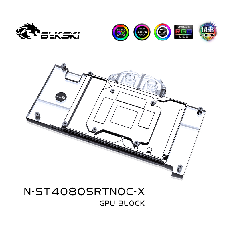 Bykski N-ST4080SRTNOC-X Blocco - Rtx 4080 Water Cooling Block recensione e prezzo