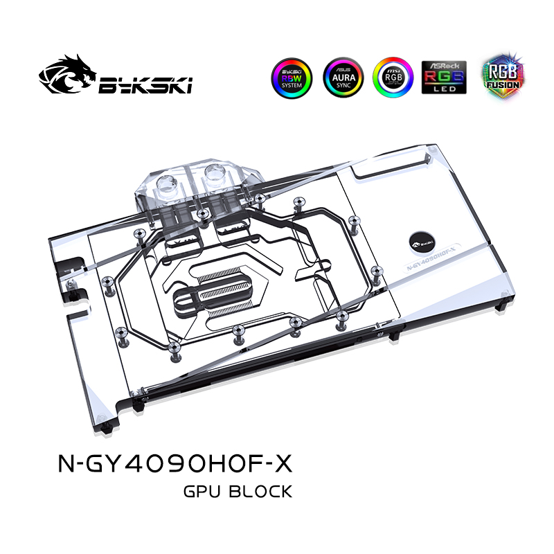 Bykski N-GY4090HOF-X Blocco GP - Rtx 4090 Water Block Full Cover recensione e prezzo