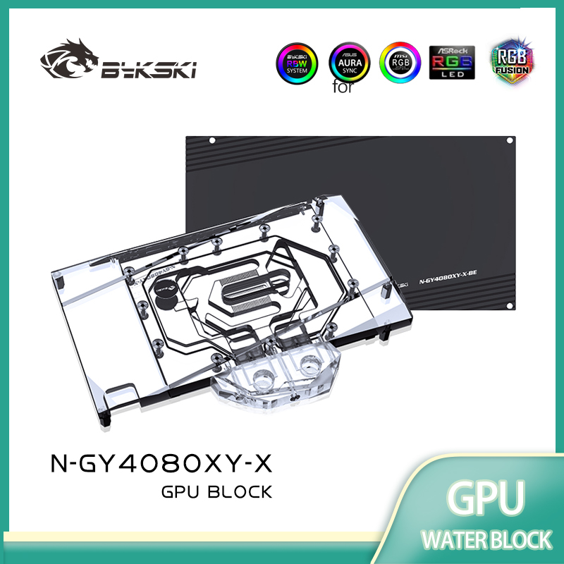 Bykski N-GY4080XY-X Blocco GPU - Rtx 4080 Water Cooling Block recensione e prezzo