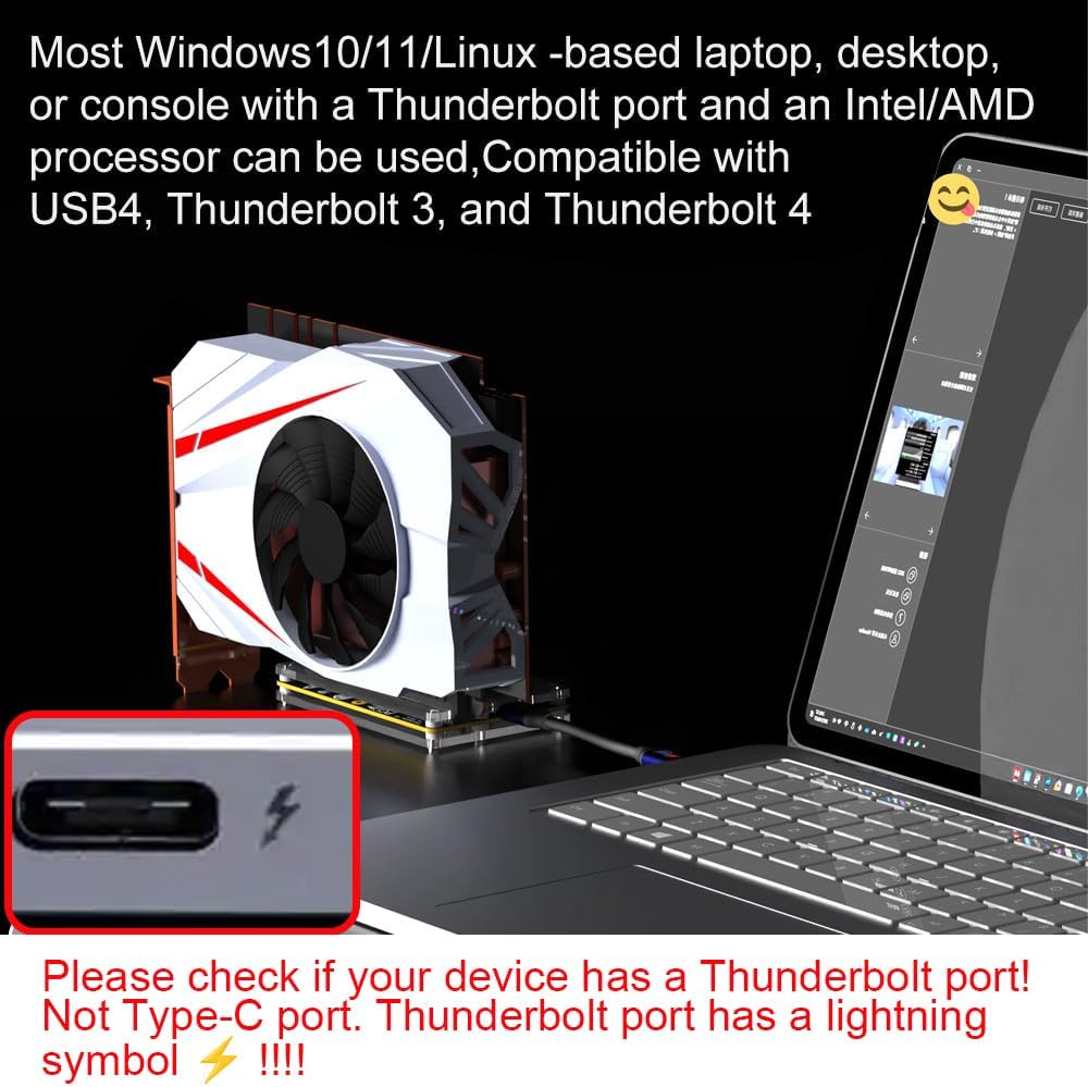 Dock eGPU RGEEK 22Gbps PCIe 3. - Gpu External Dock Egpu Thunderbolt 4 recensione e prezzo