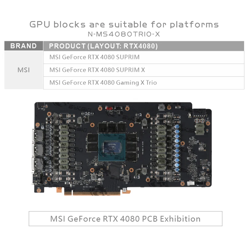 Blocco GPU Bykski per scheda v - Rtx 4080 Water Cooling Block recensione e prezzo